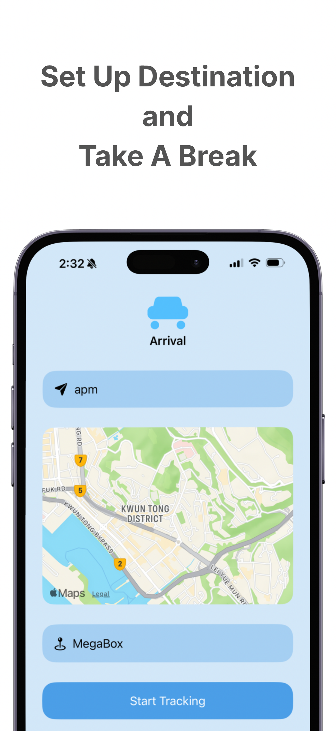 Arrival app preview